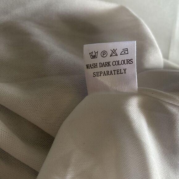 Giffniseti Floral Dress Boho Travel Cut Out Bishop Sleeve Ruffle Flounce Hem XL - Picture 15 of 15